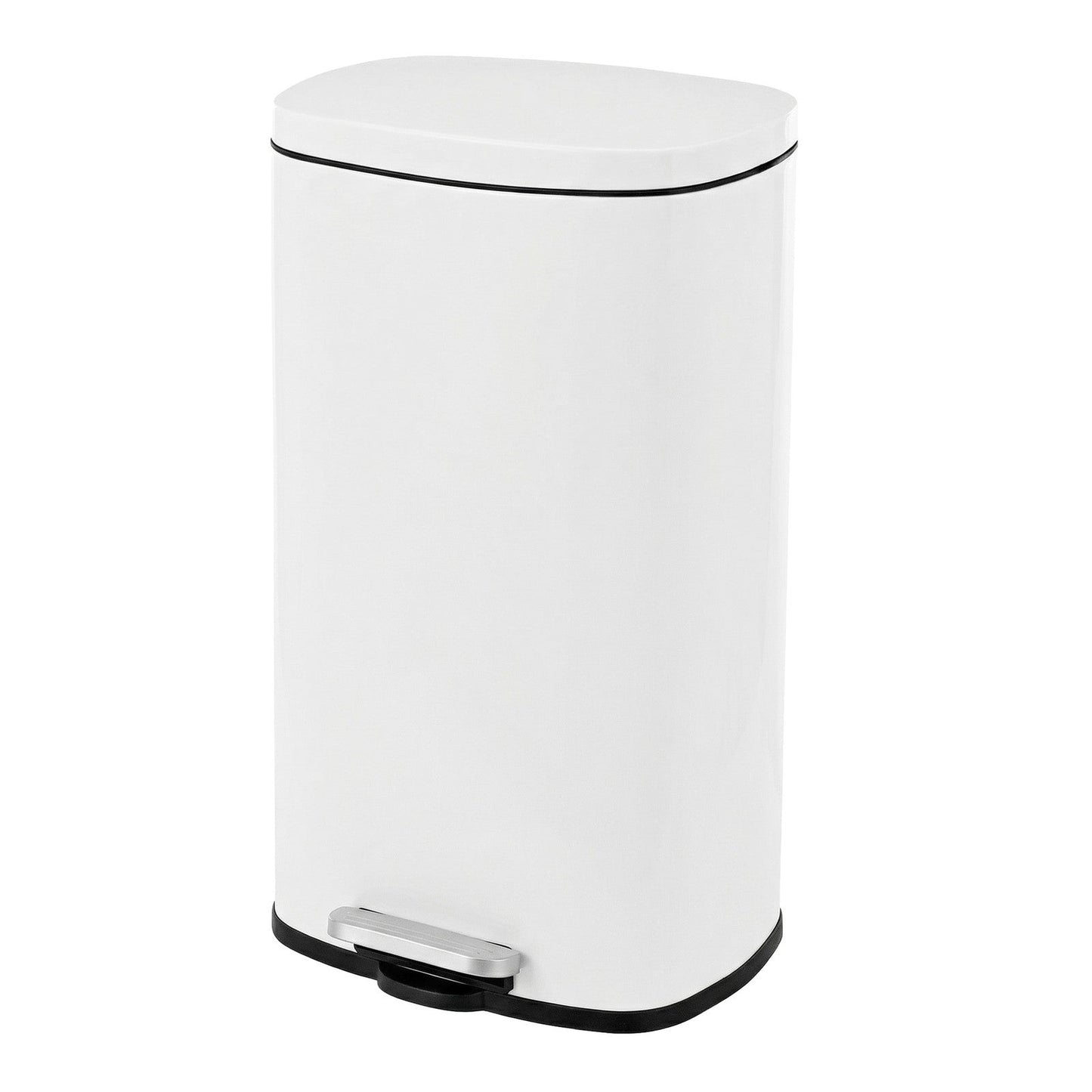 Pedal Rubbish Bin 30 L, Soft-Close Lid Kitchen Waste Bin with Inner Bucket, Steel, for Home, Green - image 14