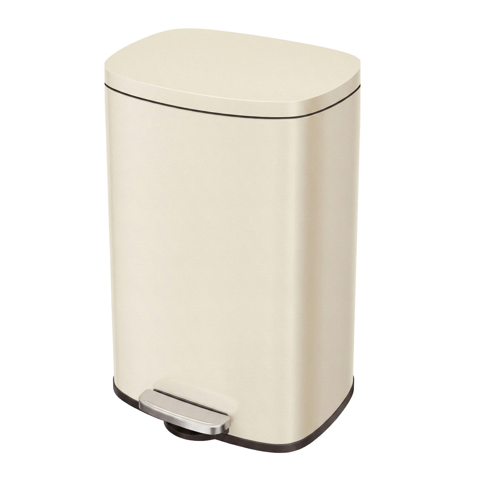 Pedal Rubbish Can 13 Gallon, Steel Trash Bin with Inner Bucket, Soft Close, for Kitchen, Black - image 34
