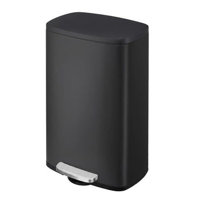 Pedal Rubbish Can 13 Gallon, Steel Trash Bin with Inner Bucket, Soft Close, for Kitchen, Black - image 25