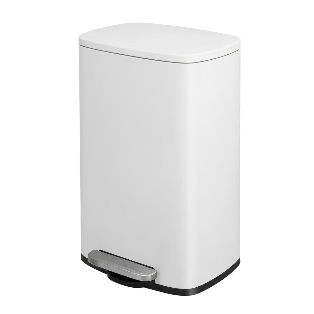 Pedal Rubbish Can 13 Gallon, Steel Trash Bin with Inner Bucket, Soft Close, for Kitchen, Black - image 10