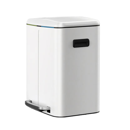 40L Double Kitchen Bin with Lids, Rubbish Bin, Soft Close with Plastic Inner Buckets - image 25