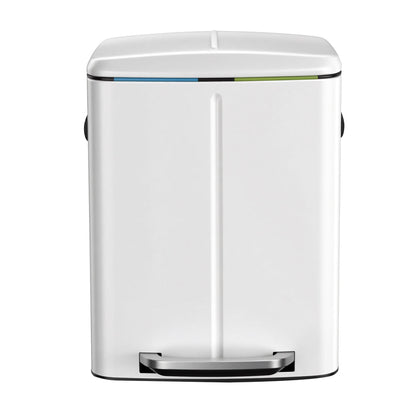 40L Double Kitchen Bin with Lids, Rubbish Bin, Soft Close with Plastic Inner Buckets - image 24
