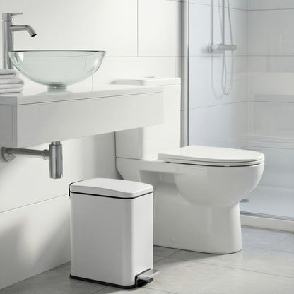 Pedal Trash Can, Soft Close Bathroom Bin - image 7