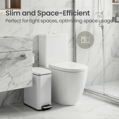 Pedal Trash Can, Soft Close Bathroom Bin - image 10