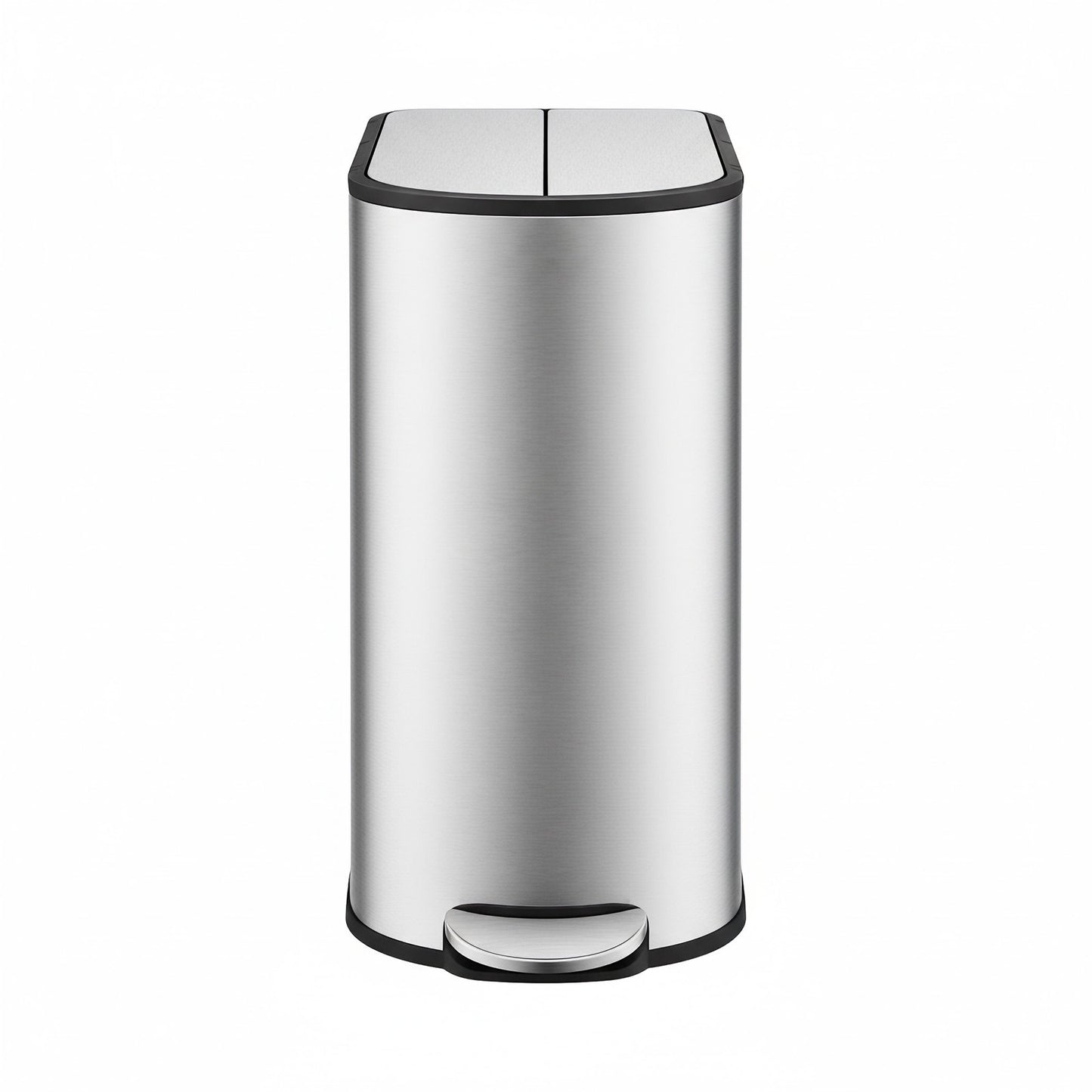 Dual Compartment Recycling Bin, 30L and 20L Pedal Kitchen Waste Bin with Slim Design, Wing Lids - image 7