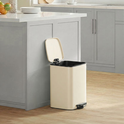 Trash Can, 8-Gallon Trash Bin, Stainless Steel Kitchen Garbage Can - image 55