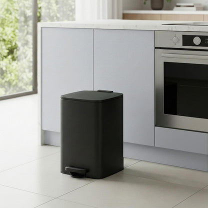 Trash Can, 8-Gallon Trash Bin, Stainless Steel Kitchen Garbage Can - image 63