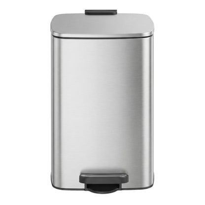 Trash Can, 8-Gallon Trash Bin, Stainless Steel Kitchen Garbage Can - image 66
