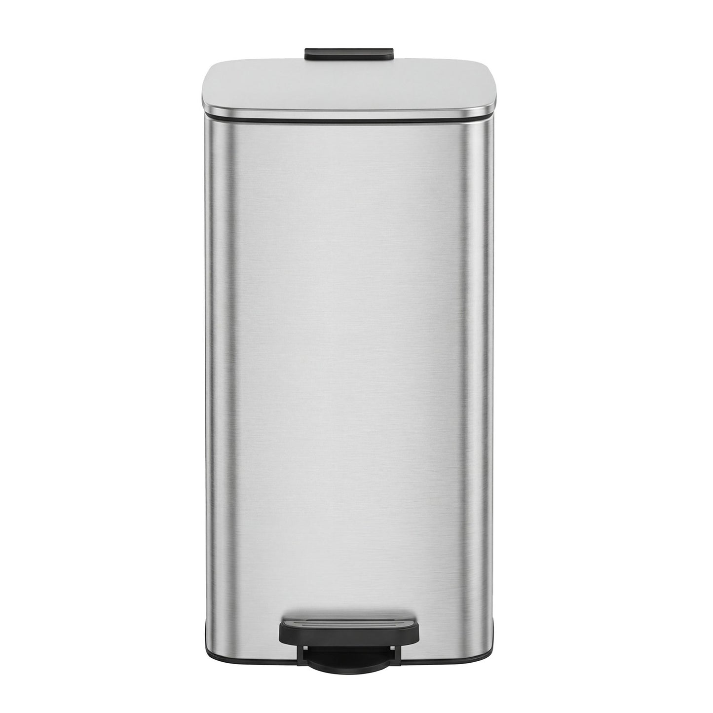 Trash Can, 8-Gallon Trash Bin, Stainless Steel Kitchen Garbage Can - image 9