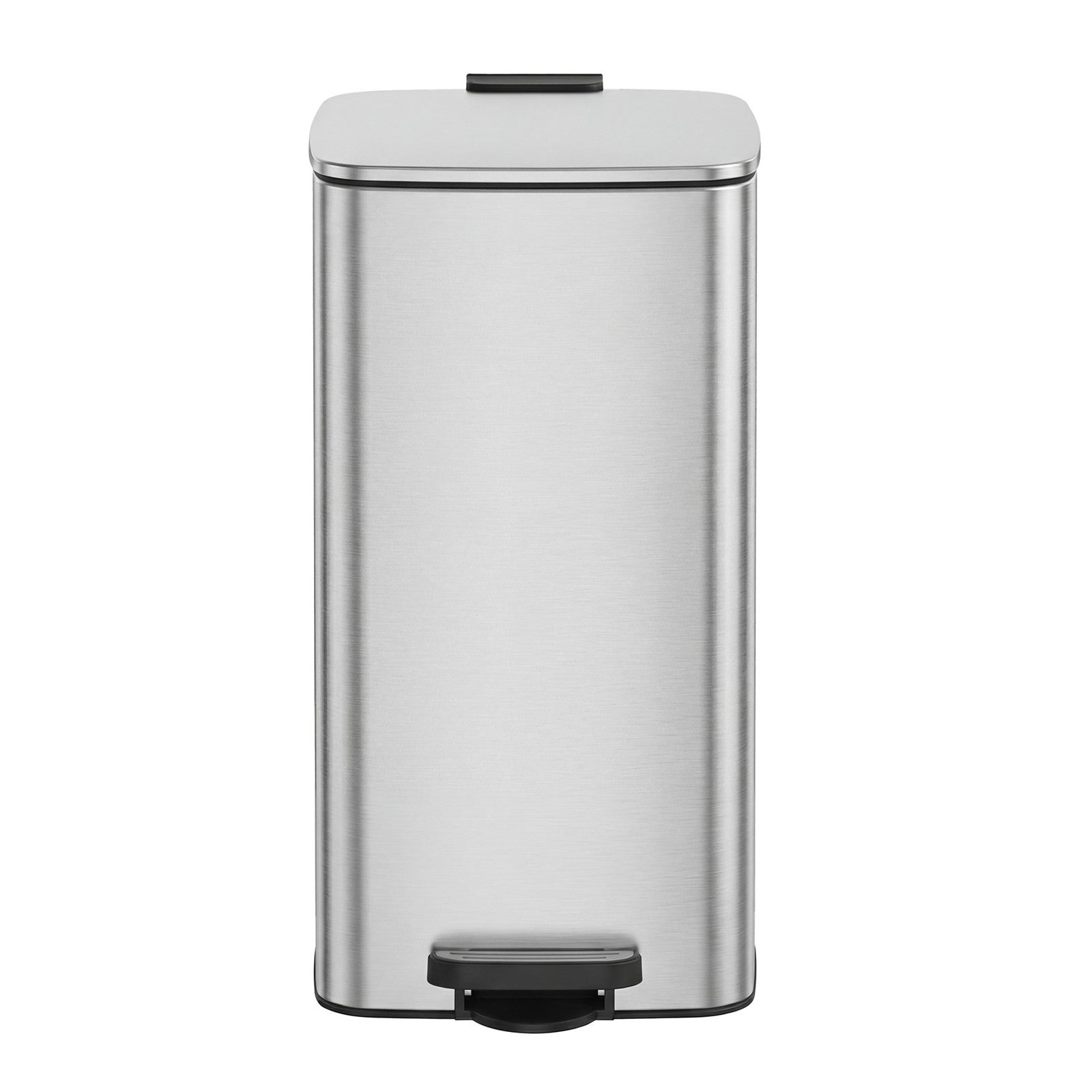 Trash Can, 8-Gallon Trash Bin, Stainless Steel Kitchen Garbage Can - image 9