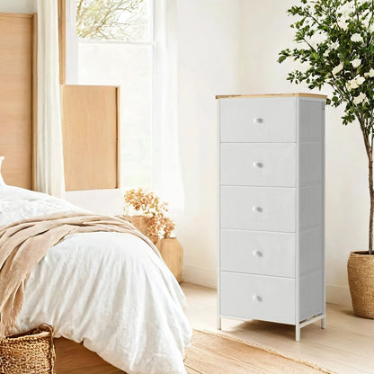 Fabric Dresser for Bedroom, with 4 Drawers, Metal Frame - image 9