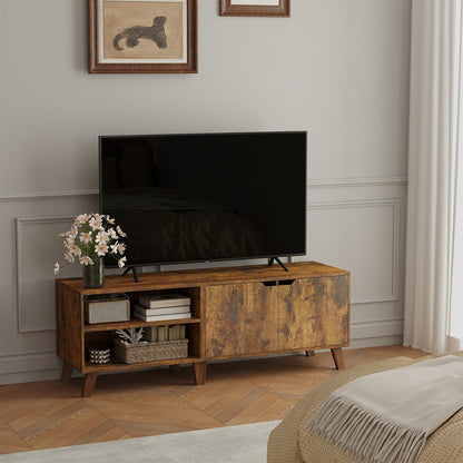 TV Cabinet, 140 cm Long TV Stand with 2 Doors, for TVs up to 60 Inches - image 7