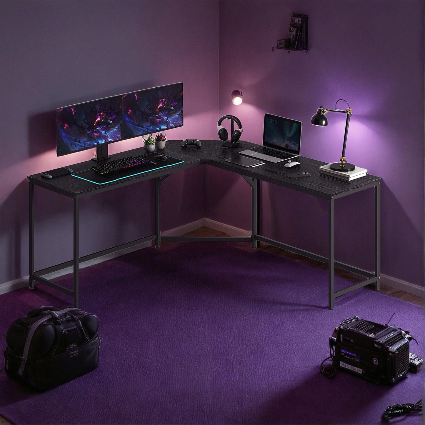 L-Shaped Computer Desk, Corner Desk, Office Desk - image 1