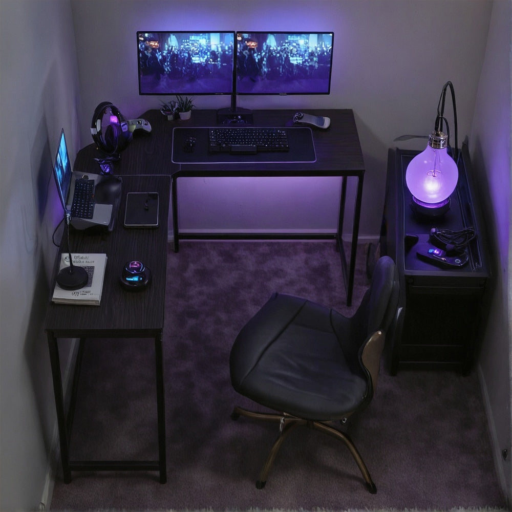L-Shaped Computer Desk, Corner Desk, Office Desk - image 2
