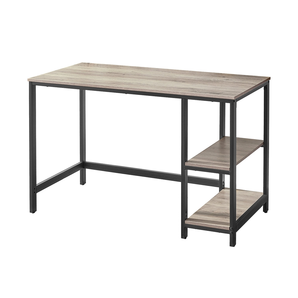 Home Office Computer Desk with 2 Shelves on Left or Right, 47.2-Inch Wide Writing Desk for Study - image 11