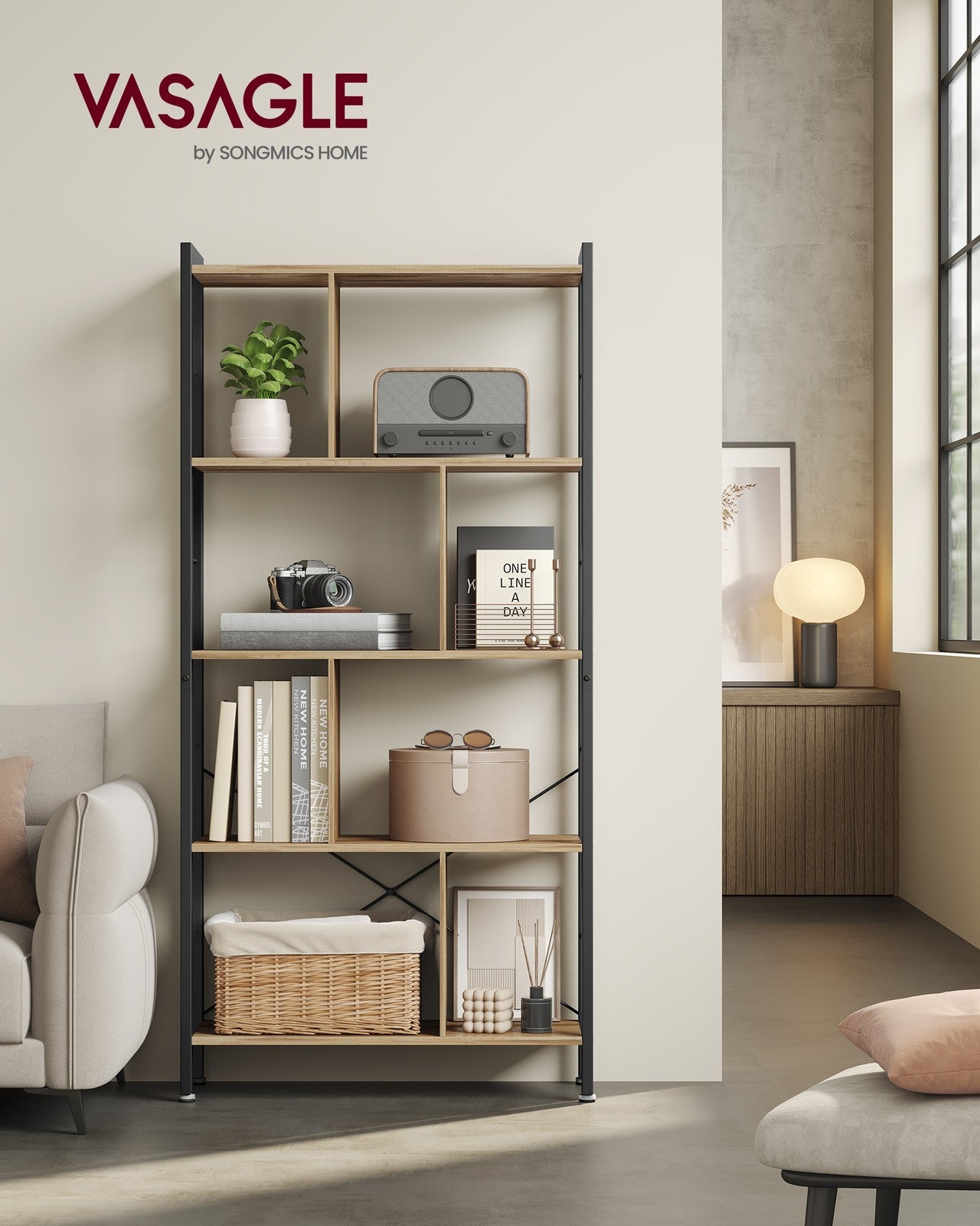 Large 4-Tier Bookcase - image 12