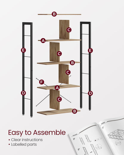 Large 4-Tier Bookcase - image 17