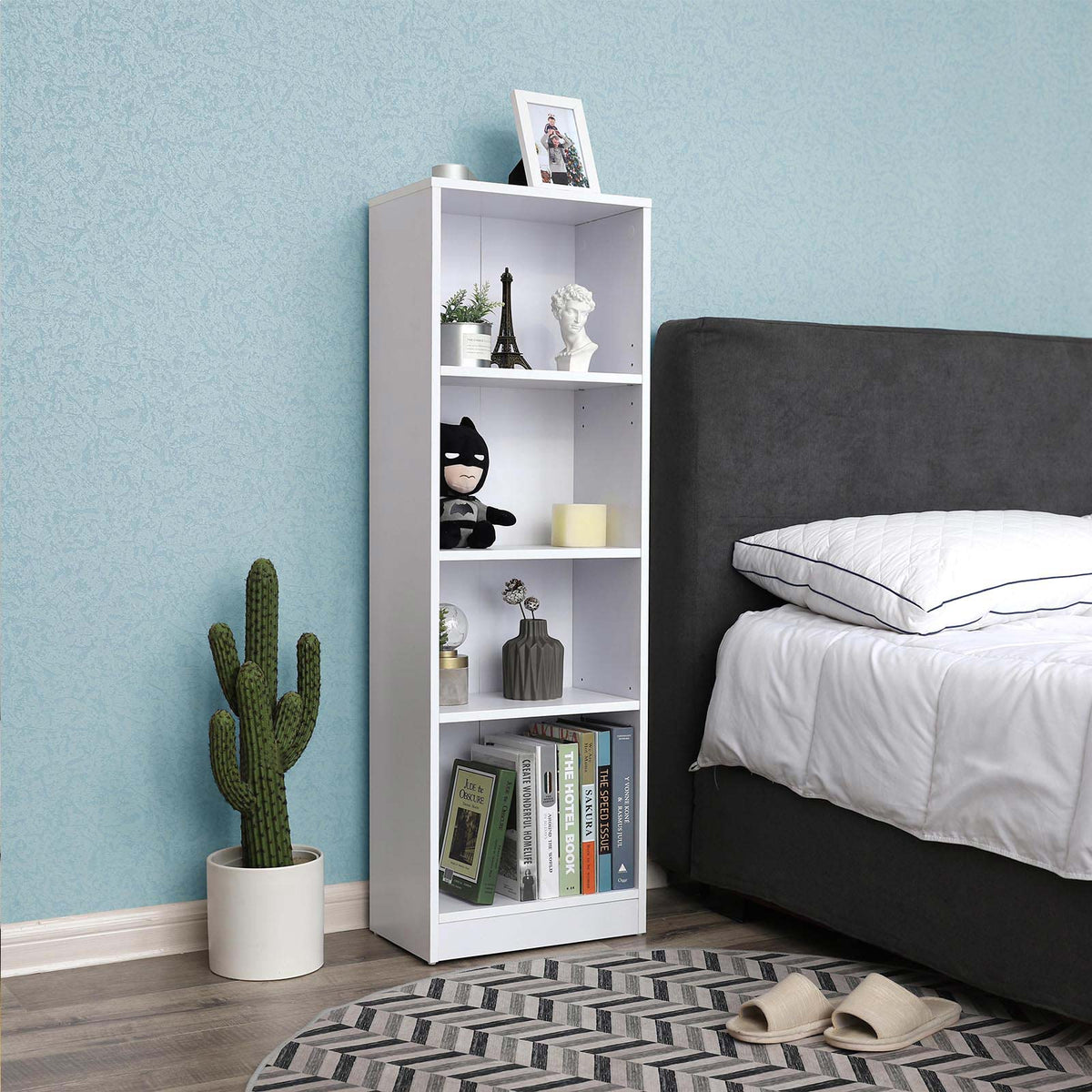 4 Tier Wooden Bookcase - image 4