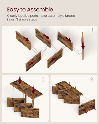 5-Tier Tree Bookshelf with Wooden Shelves Cloud White - image 14