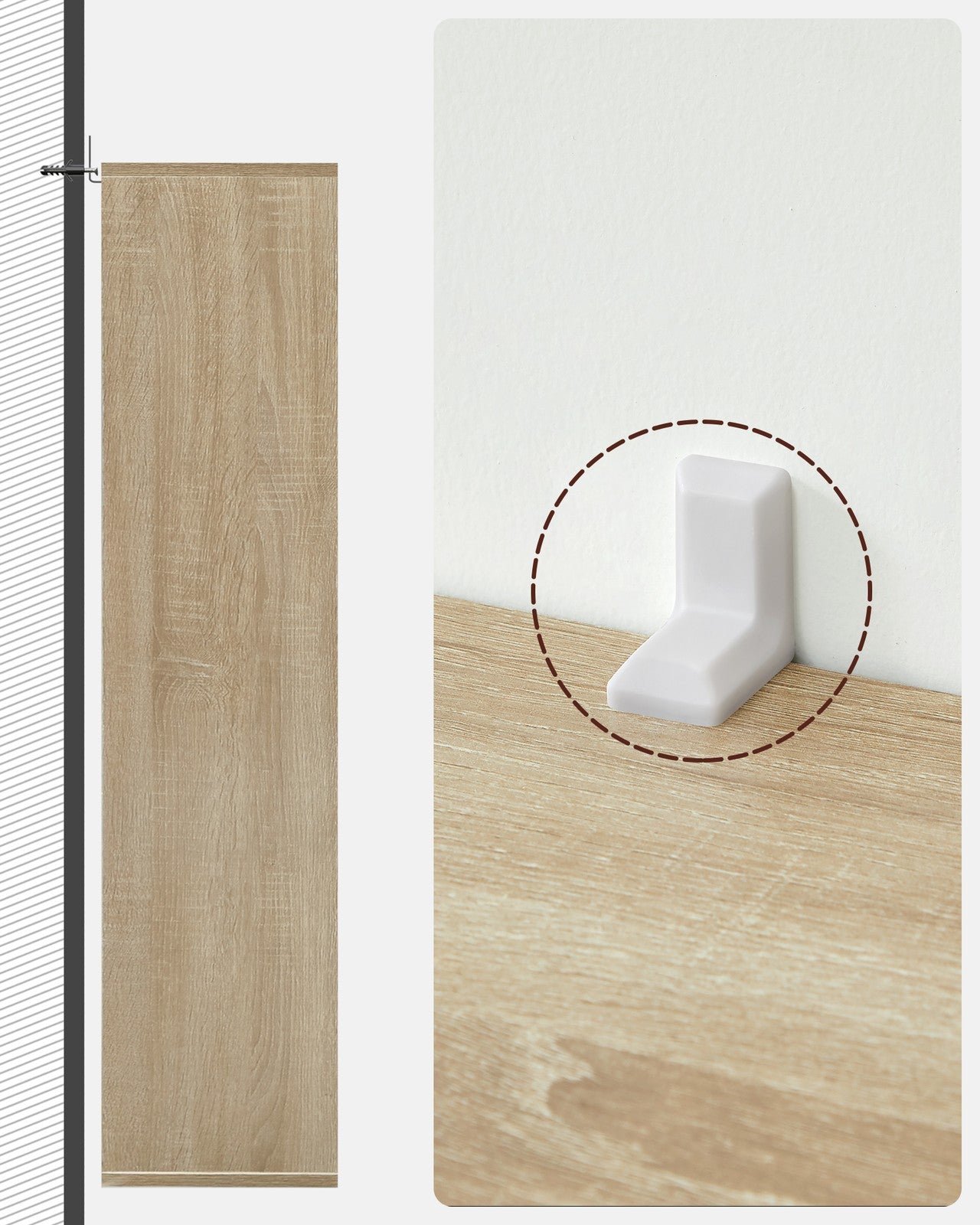 Wooden 5-Grid Bookcase - image 9