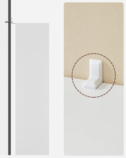 White 5-Grid Bookcase - image 9