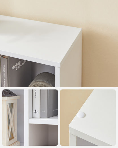 White 5-Grid Bookcase - image 10