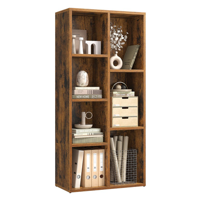 White 5-Grid Bookcase - image 21
