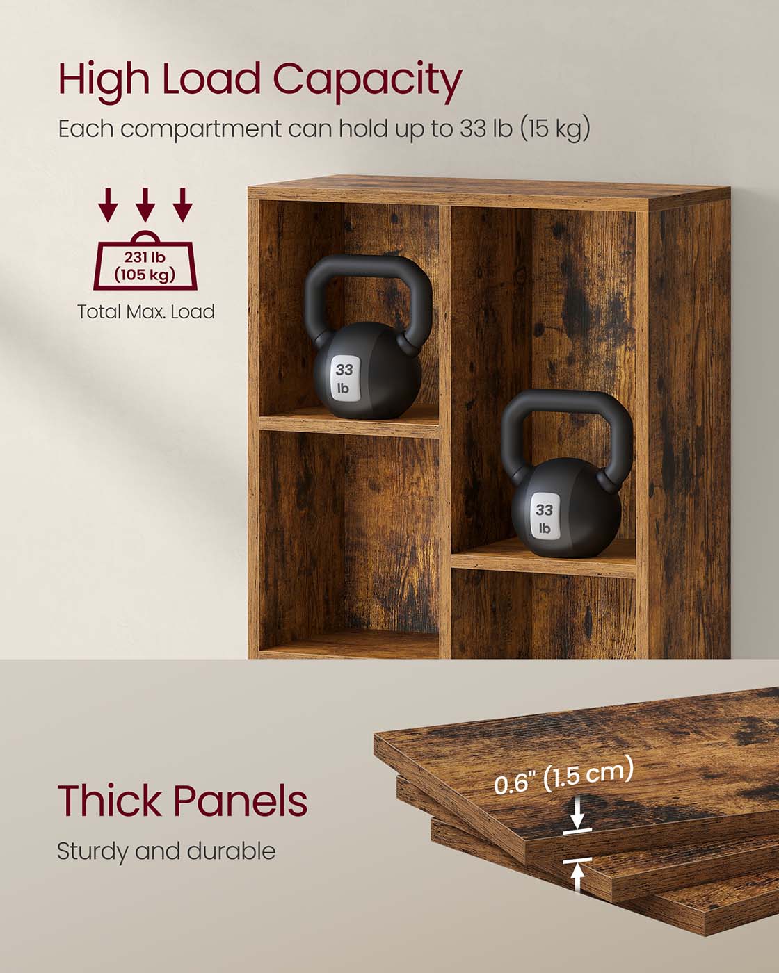 7 Compartment Bookcase - image 5