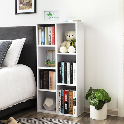 White 5-Grid Bookcase - image 14