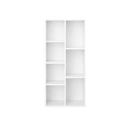 White 5-Grid Bookcase - image 17
