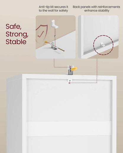 3-Tier cube bookshelf with open shelves - image 4