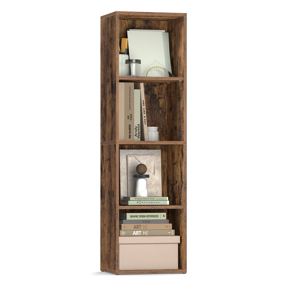 3-Tier cube bookshelf with open shelves - image 7