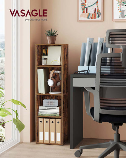 3-Tier cube bookshelf with open shelves - image 8