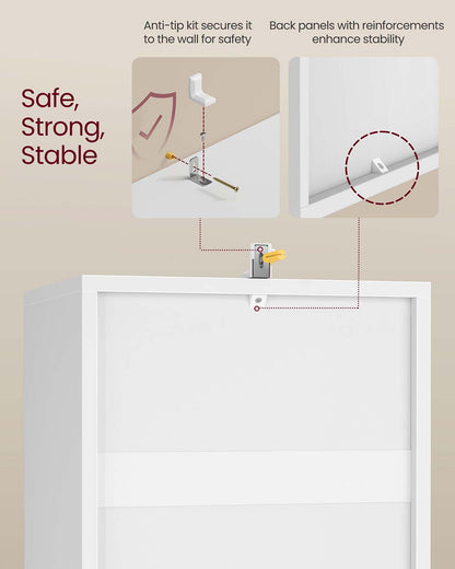 3-Tier cube bookshelf with open shelves - image 10