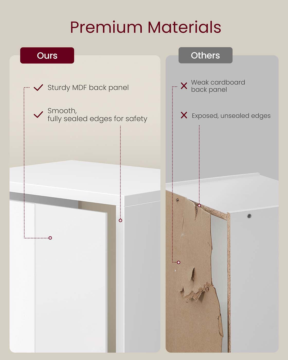 3-Tier cube bookshelf with open shelves - image 11
