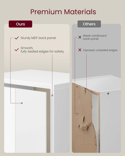 3-Tier cube bookshelf with open shelves - image 11