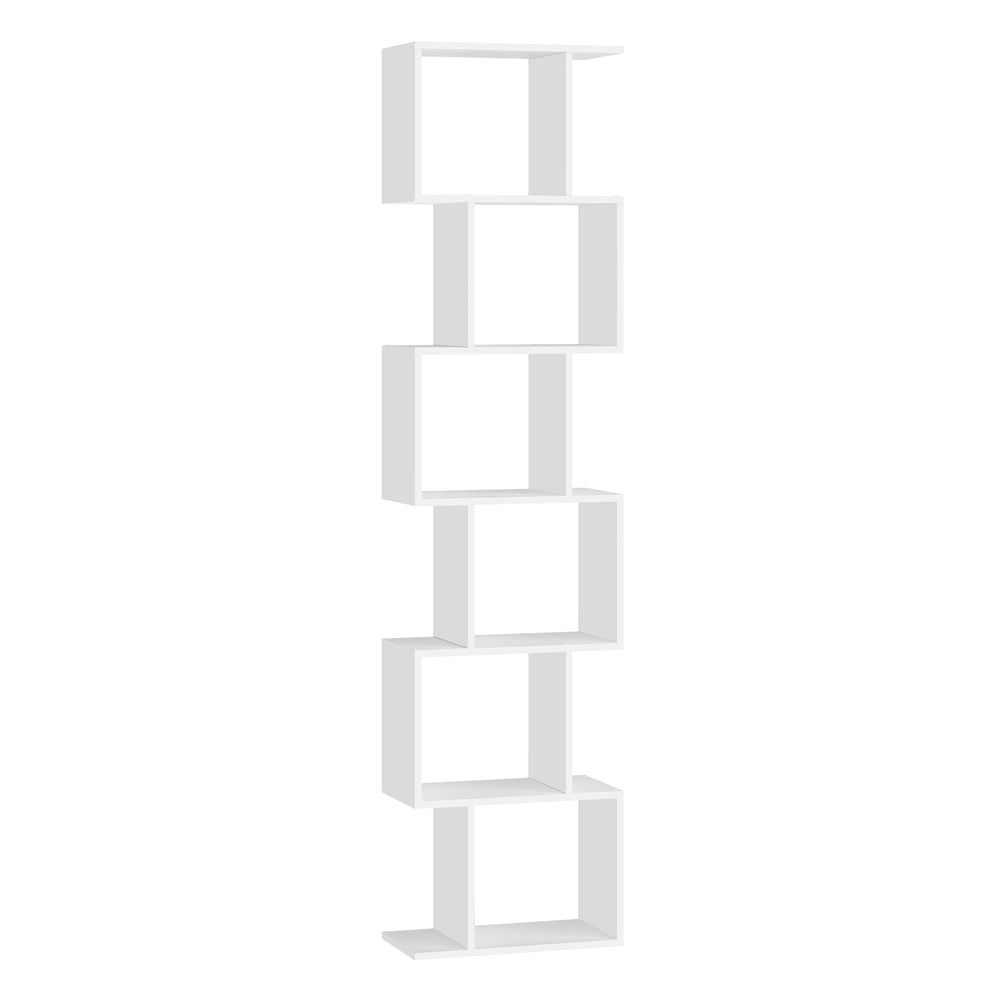 Bookshelf with cube shelves and room divider storage - image 1