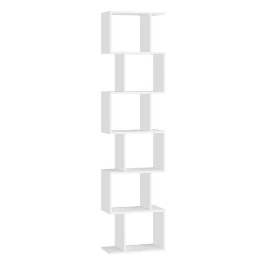 Bookshelf with cube shelves and room divider storage - image 1