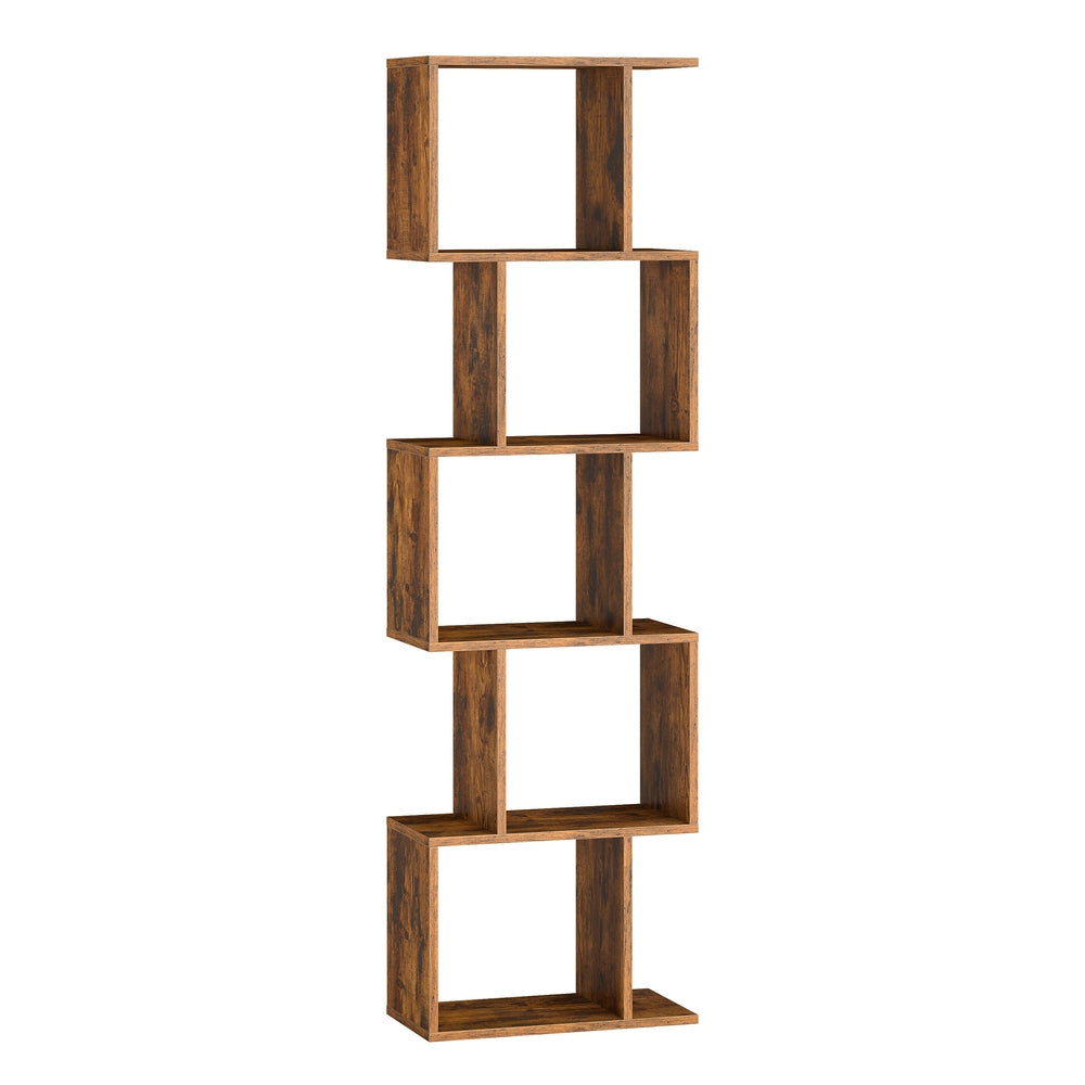 Bookshelf with cube shelves and room divider storage - image 7