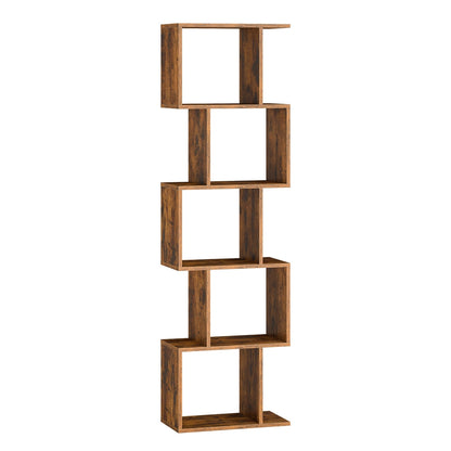 Bookshelf with cube shelves and room divider storage - image 7