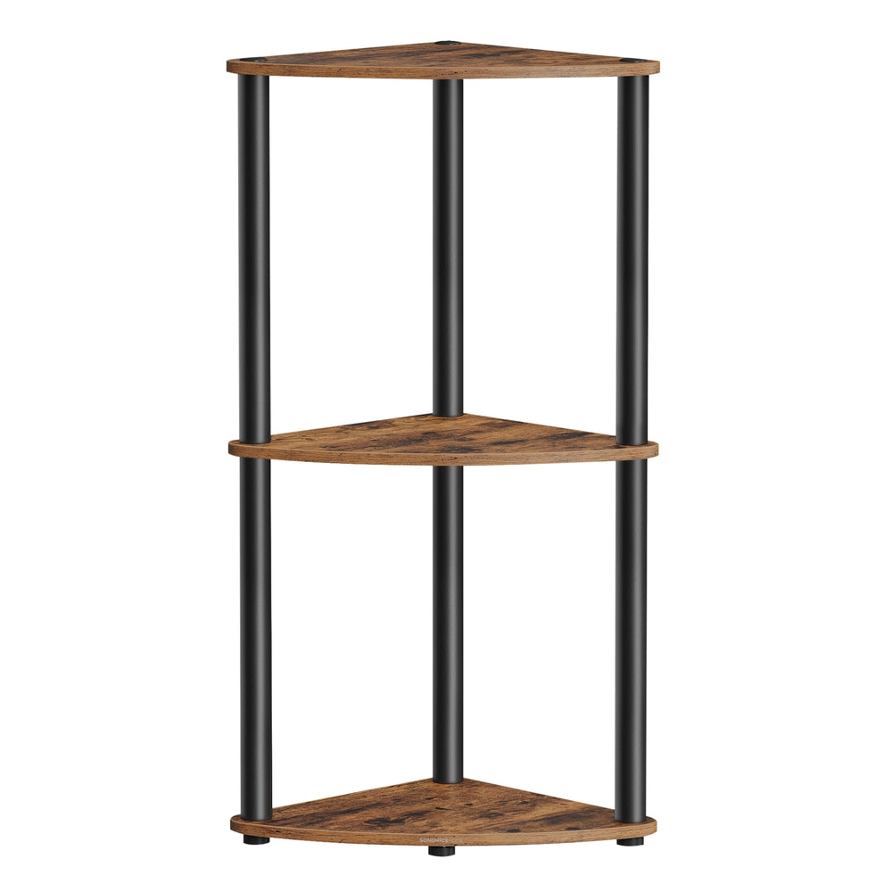 5-Tier Corner Shelf 38.3 x 27 x 139 cm Toolless Assembly - image 19