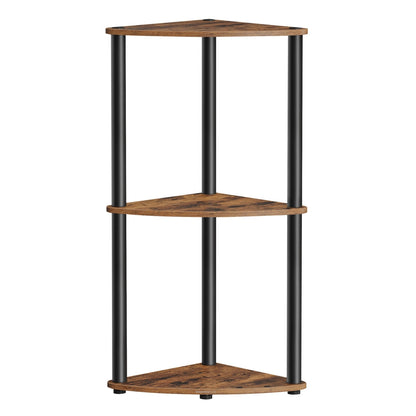 5-Tier Corner Shelf 38.3 x 27 x 139 cm Toolless Assembly - image 19