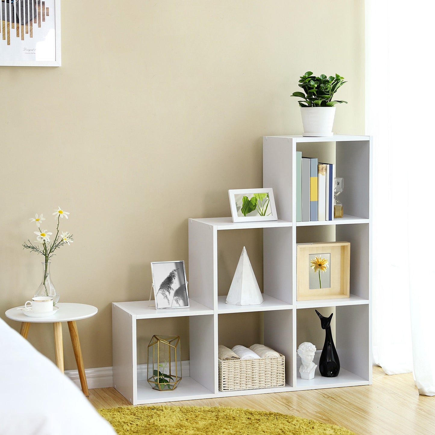6 Cubes Staircase Shelf - image 4