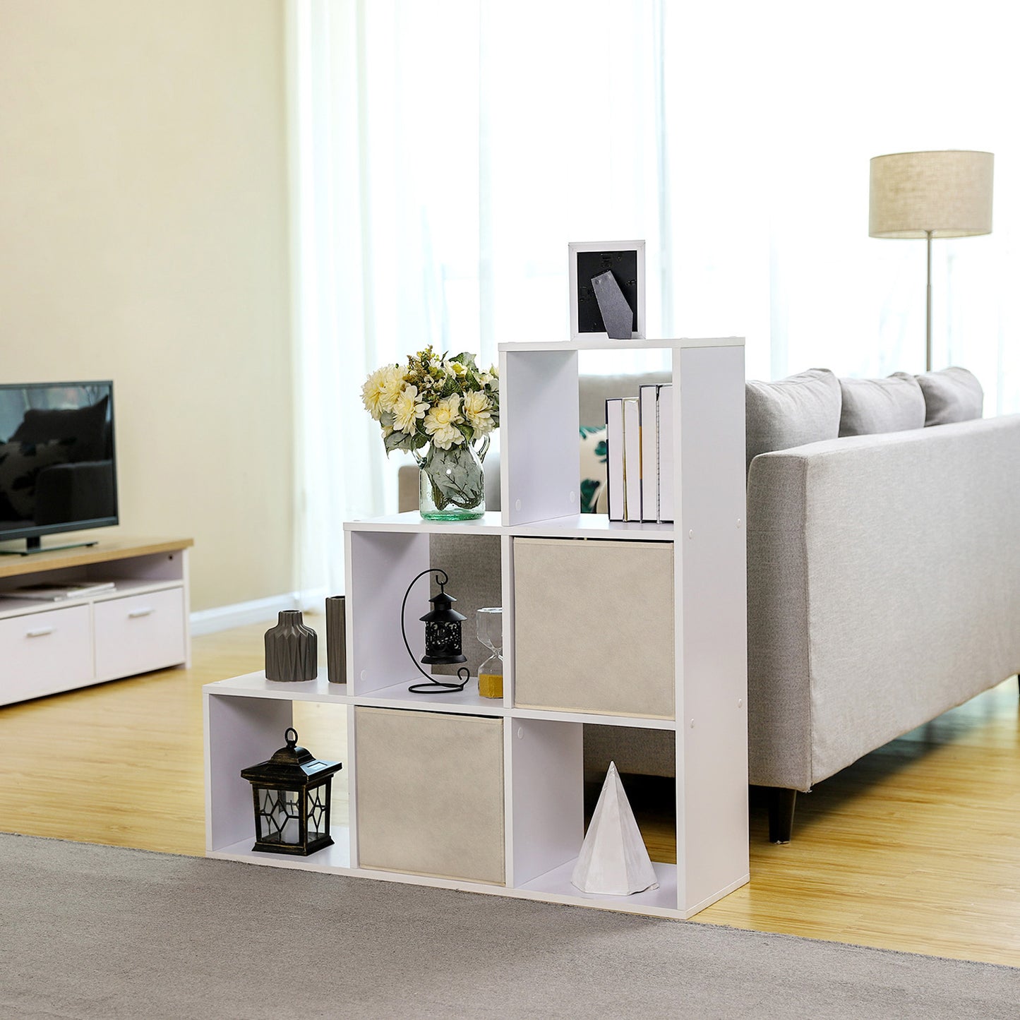 6 Cubes Staircase Shelf - image 6