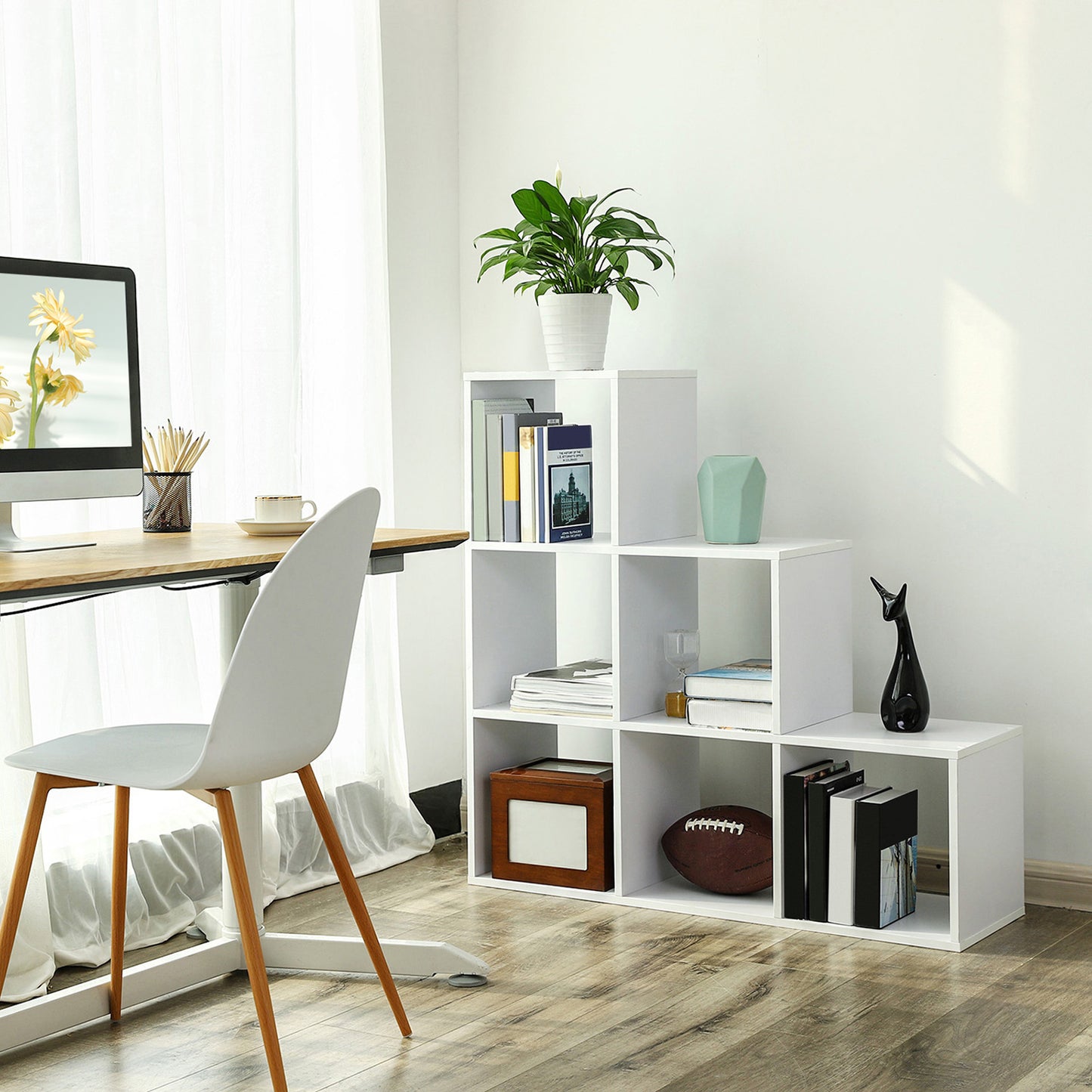 6 Cubes Staircase Shelf - image 7