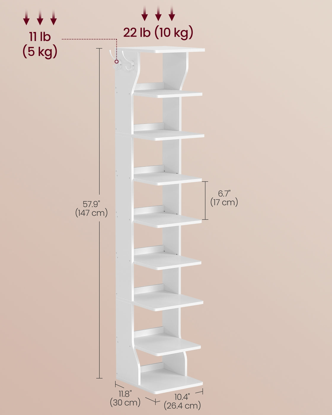 Narrow Shoe Storage Organiser - image 39