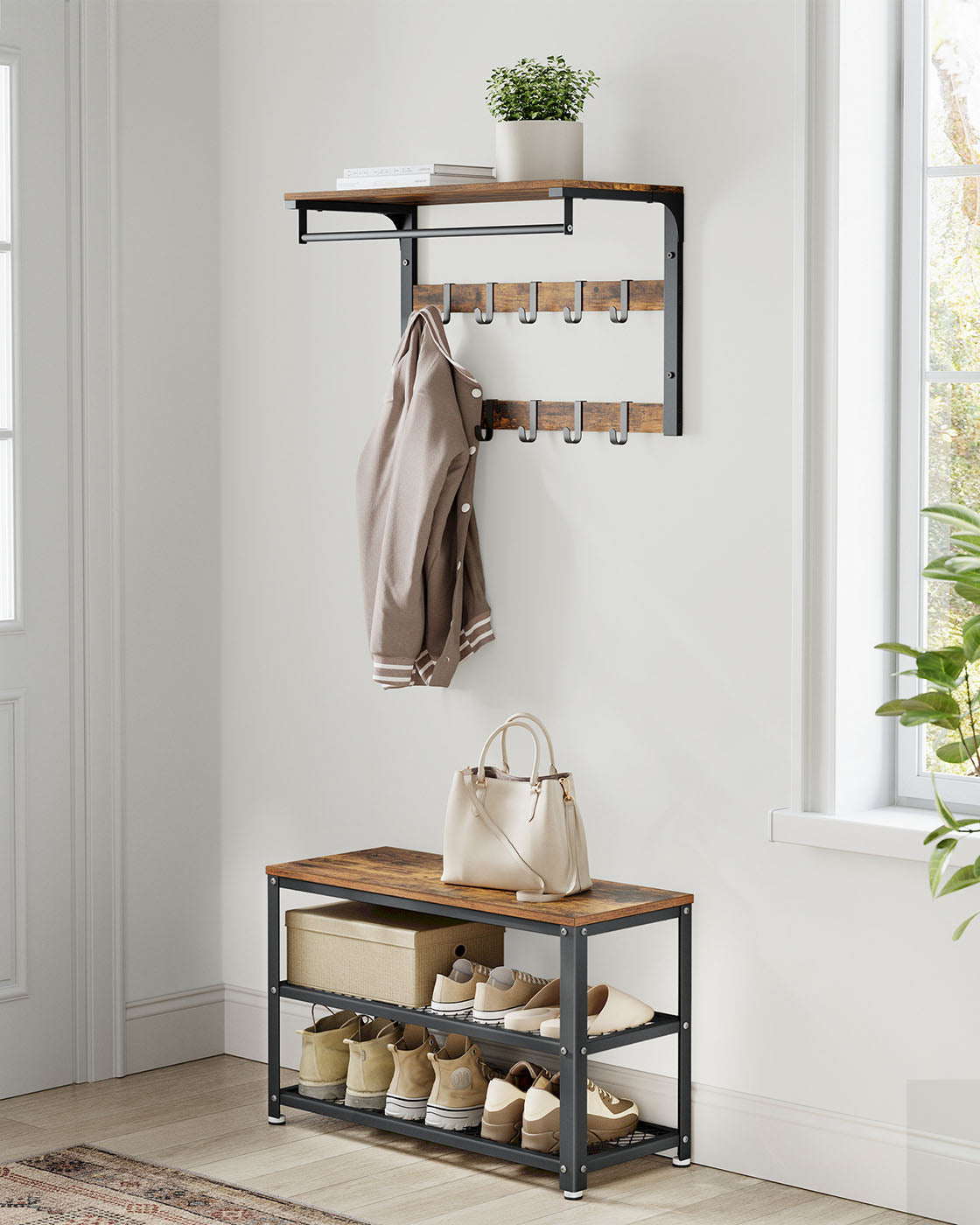 Industrial Storage Shoe Bench - image 2