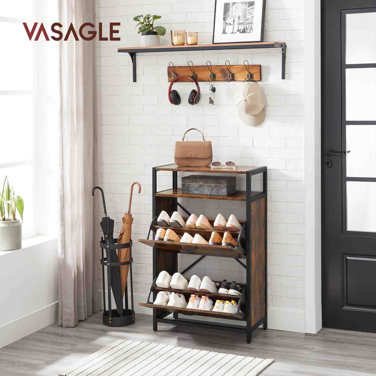 Shoe Cabinet With 3 Flip Doors - image 24