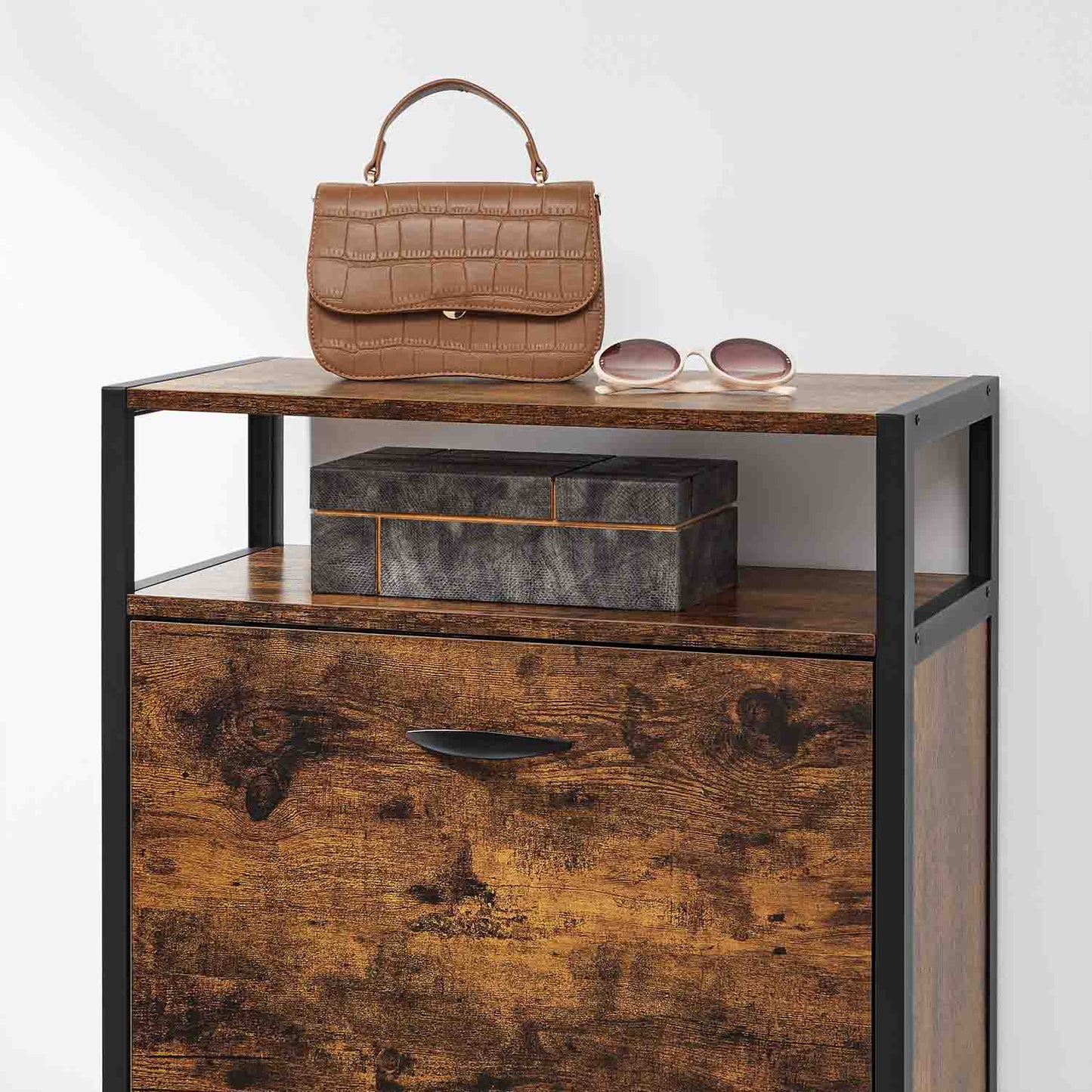 Shoe Cabinet With 3 Flip Doors - image 28
