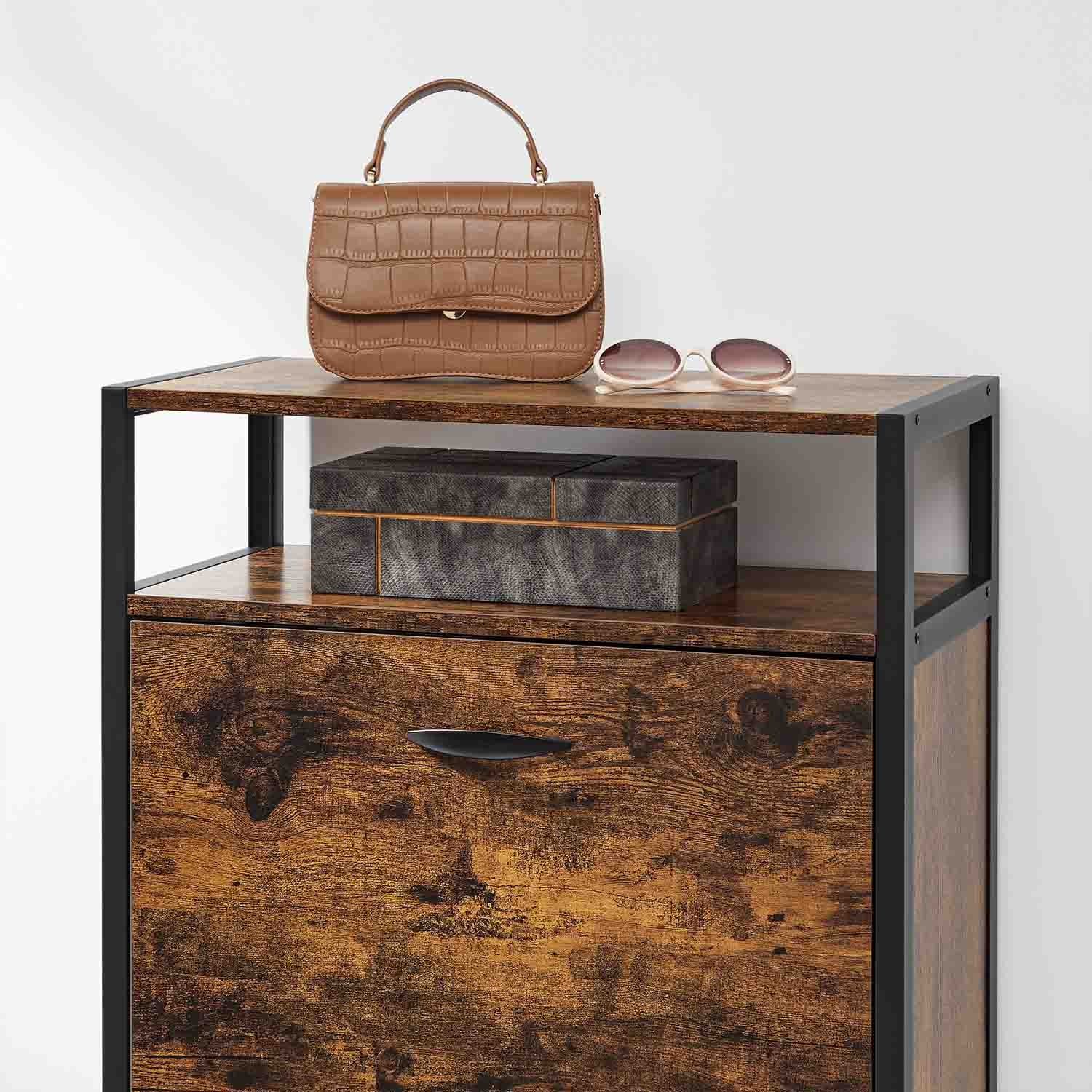 Shoe Cabinet With 3 Flip Doors - image 28